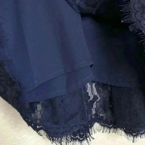 Marchesa Womens Top Blouse Small Oversized Lace - Picture 5 of 7